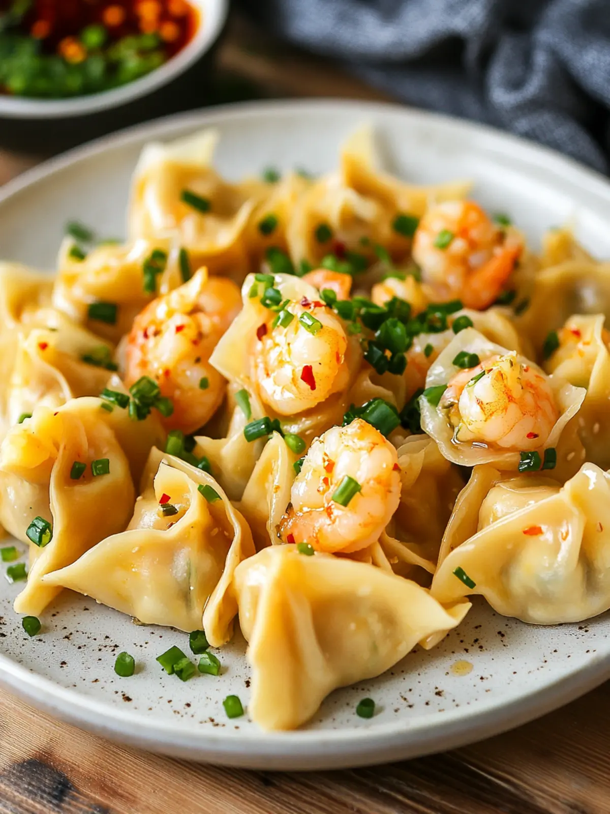 Delicious Shrimp and Chives Wontons You Can Make Tonight 2 Shrimp and Chives Wontons