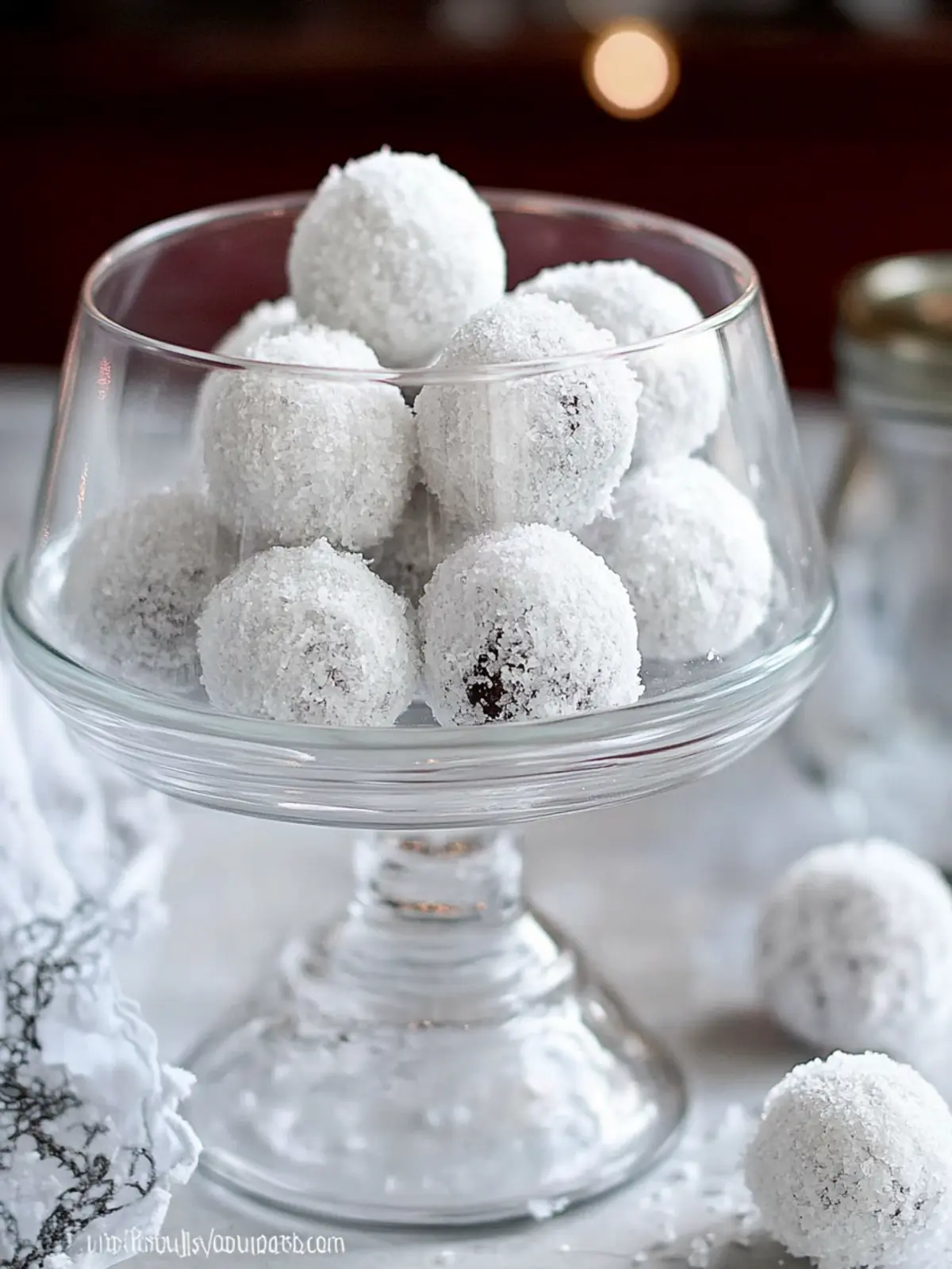No-Bake Fudge Snow Balls: Indulge in Healthy Sweetness 4 No-Bake Fudge Snow Balls