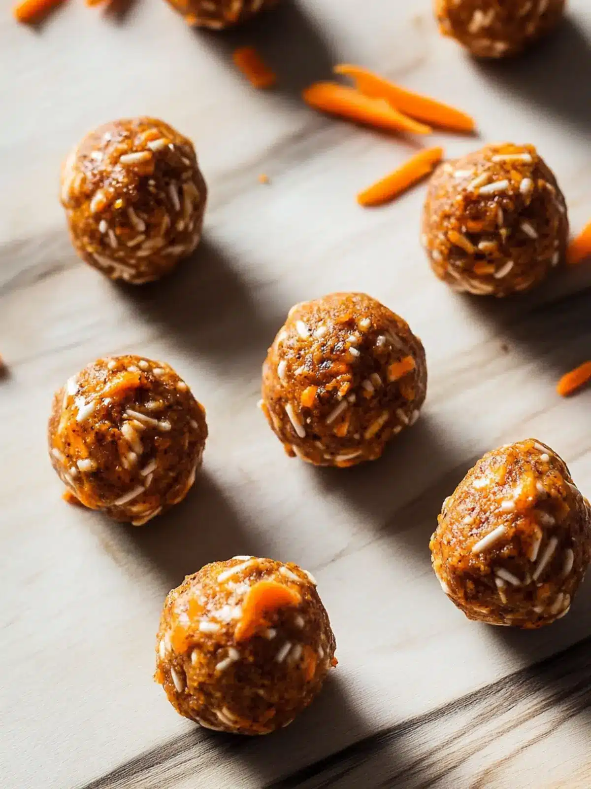 Carrot Cake Energy Bites: Your Guilt-Free Snack Joy! 4 Carrot Cake Energy Bites