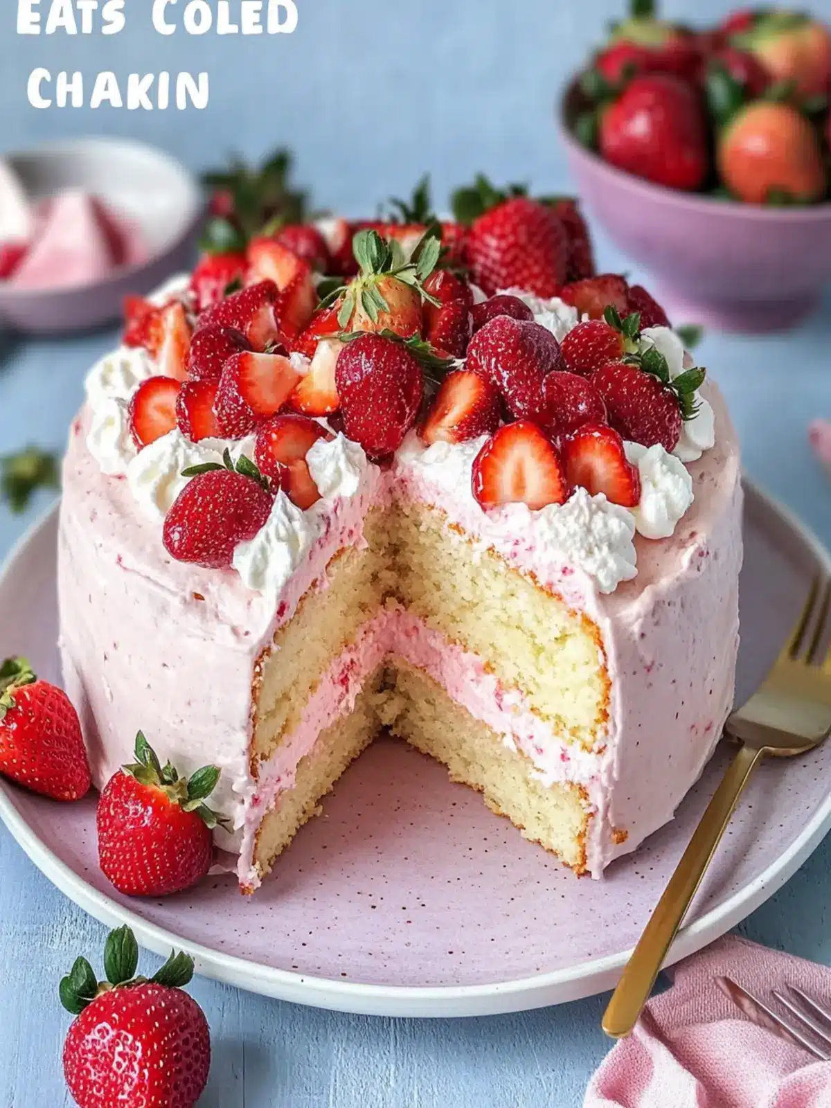Delightful Strawberry Cream Chiffon Cake for Fluffy Indulgence 2 Strawberry Cream Chiffon Cake