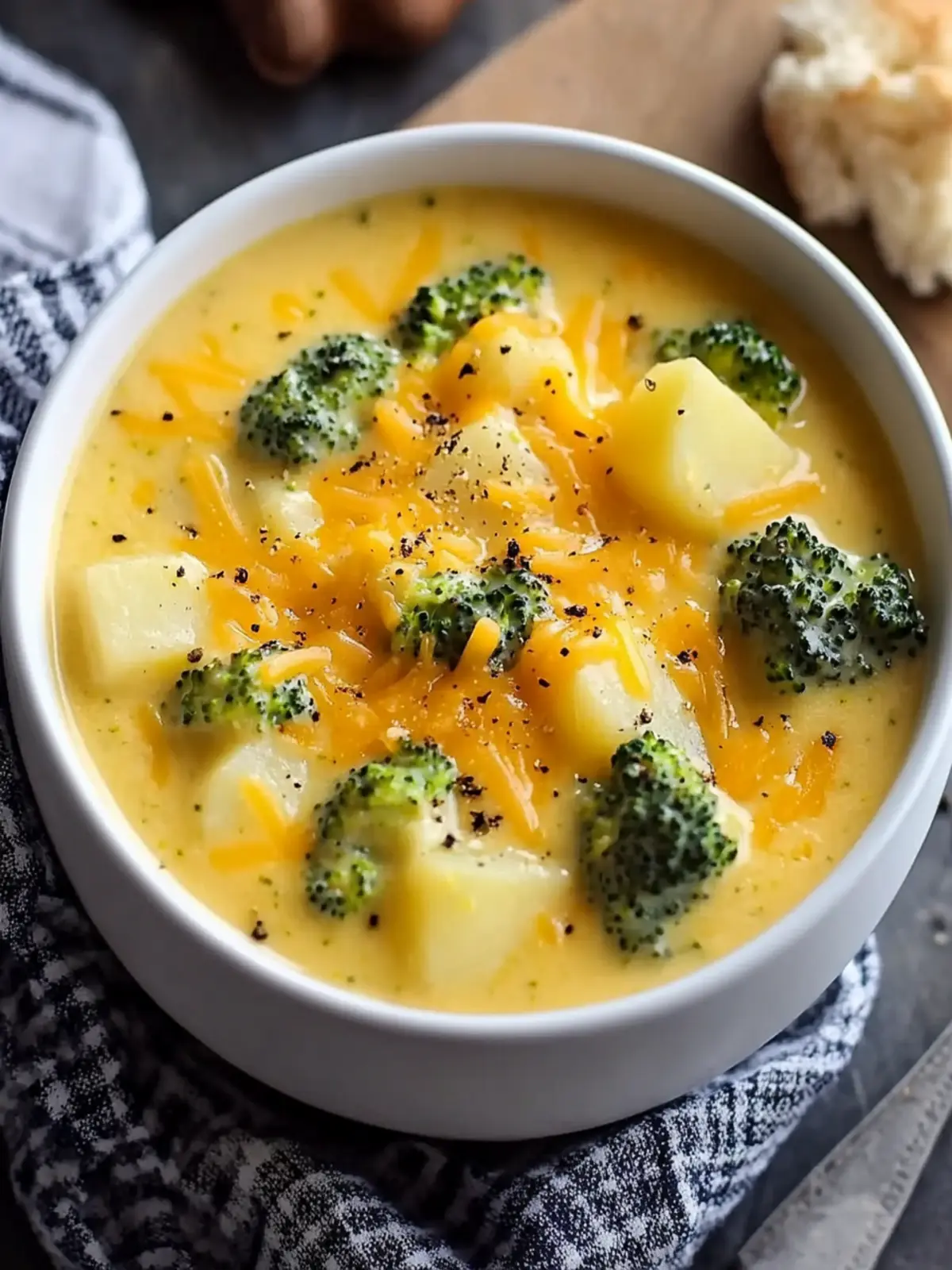 Cozy Up with Slow Cooker Cheesy Broccoli & Potato Soup 4 Slow Cooker Cheesy Broccoli & Potato Soup