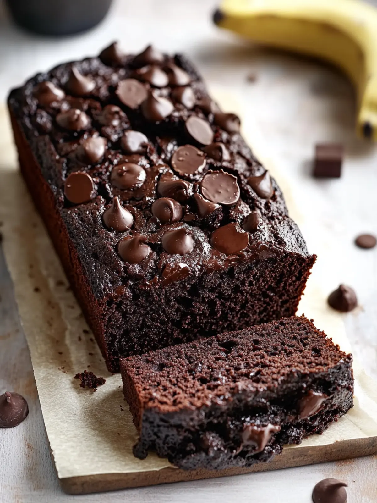 Double Chocolate Banana Bread That's Moist for Days 2 Double Chocolate Banana Bread