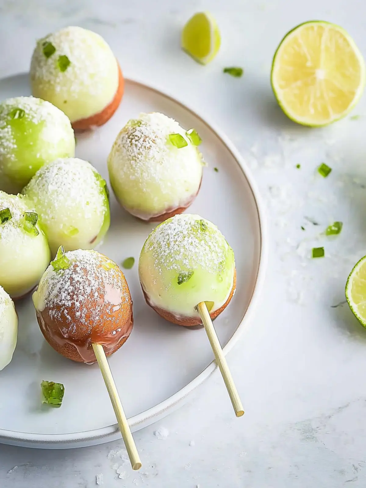 Margarita Cake Pops: Refreshing Bites for Summer Fun 2 Margarita Cake Pops