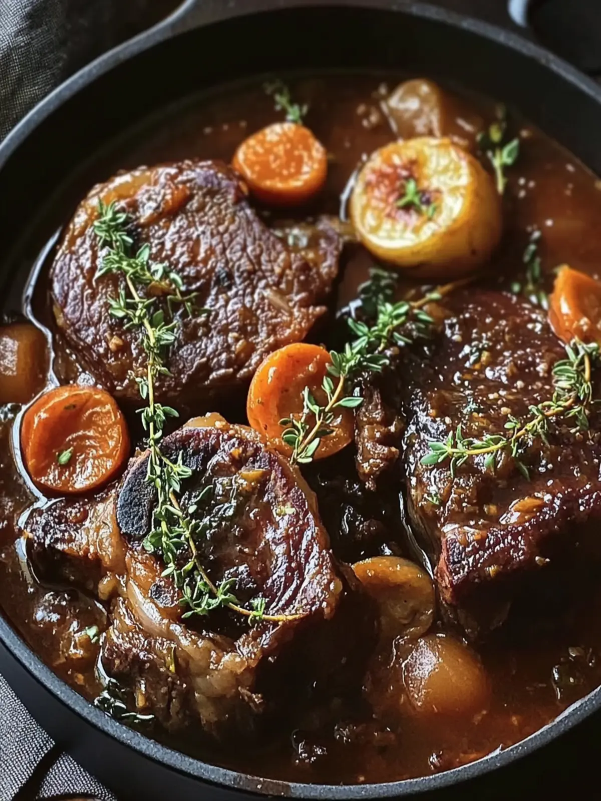 Braised Beef Osso Bucco: Dive into Italian Comfort Magic 3 Braised Beef Osso Bucco