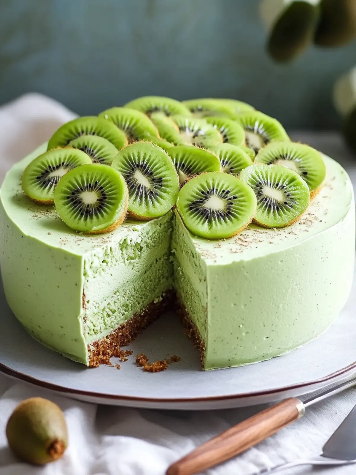 Delicious Kiwi Mousse Cake That's Easy and Guilt-Free 2 Kiwi Mousse Cake