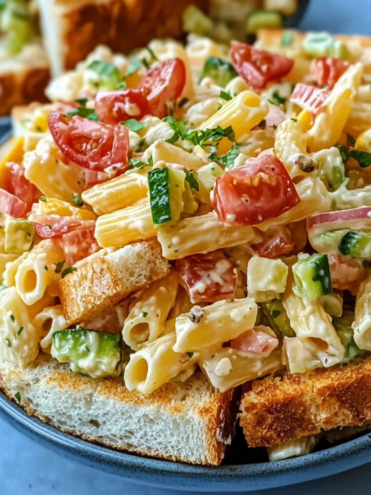 Creamy Club Sandwich Pasta Salad: Your Summer Showstopper 4 Club Sandwich Pasta Salad