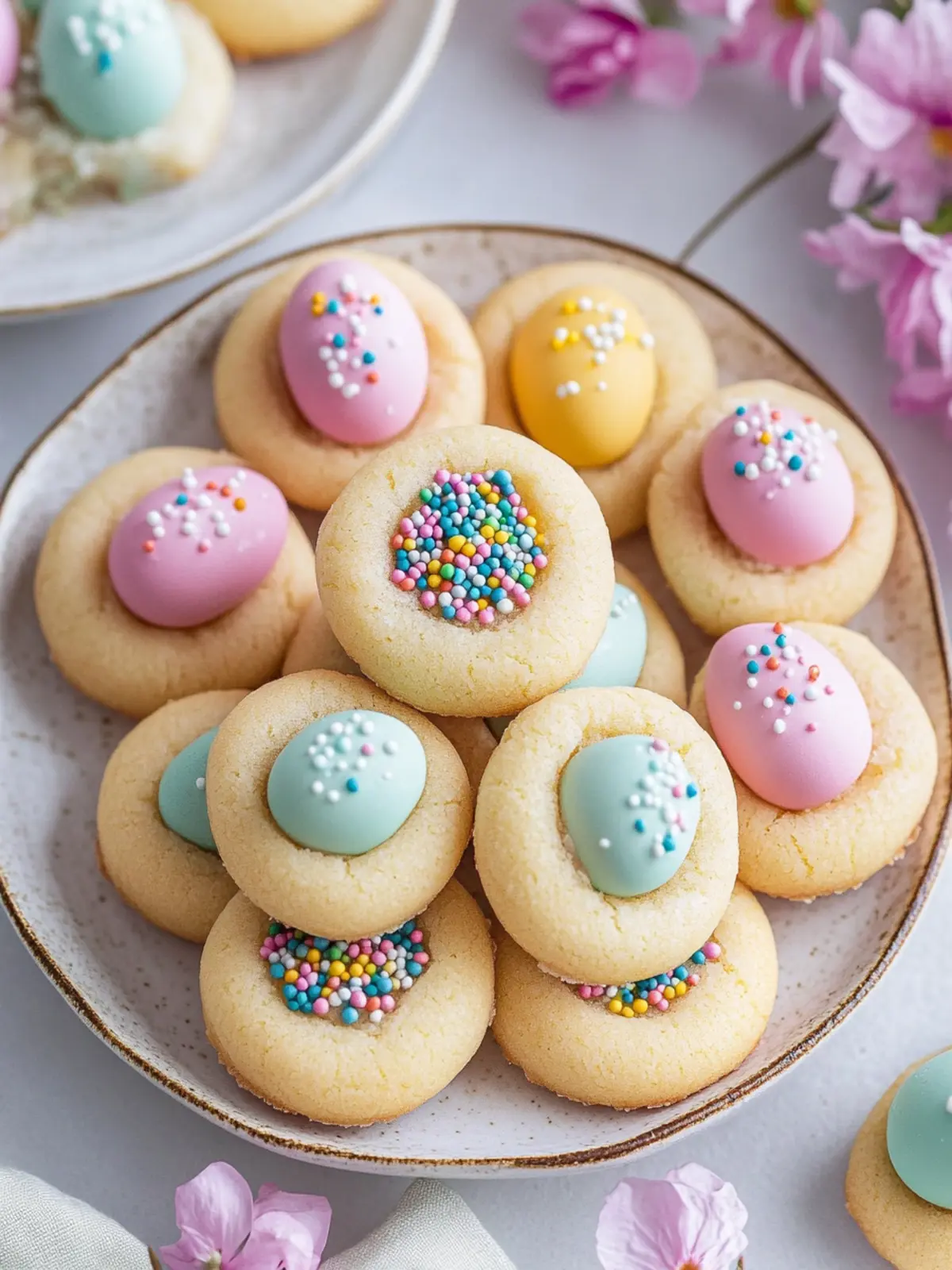 Easter Egg Hunt Thumbprint Cookies for a Festive Spring Treat 3 Easter Egg Hunt Thumbprint Cookies