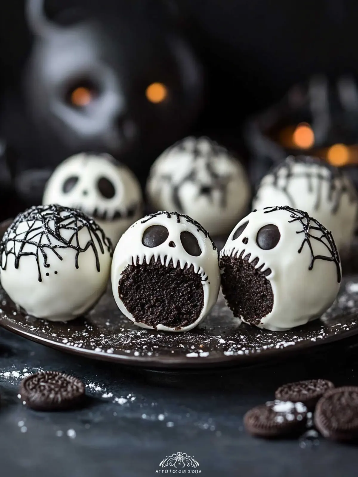 Irresistible Jack Skellington Oreo Truffles for Halloween Fun 2 Jack Skellington Oreo Truffles