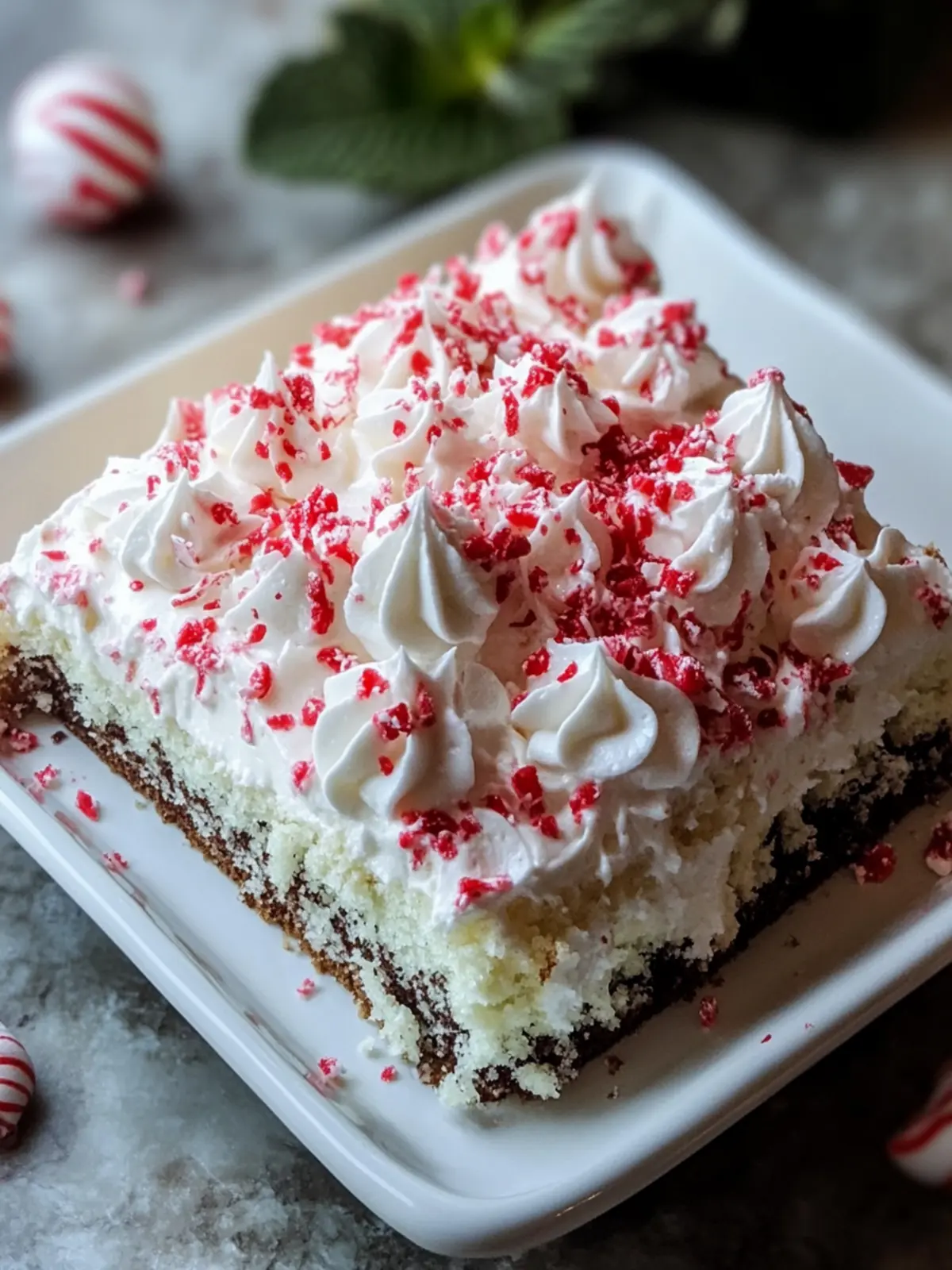 Irresistible Peppermint Poke Cake to Brighten Your Holidays 3 Peppermint Poke Cake