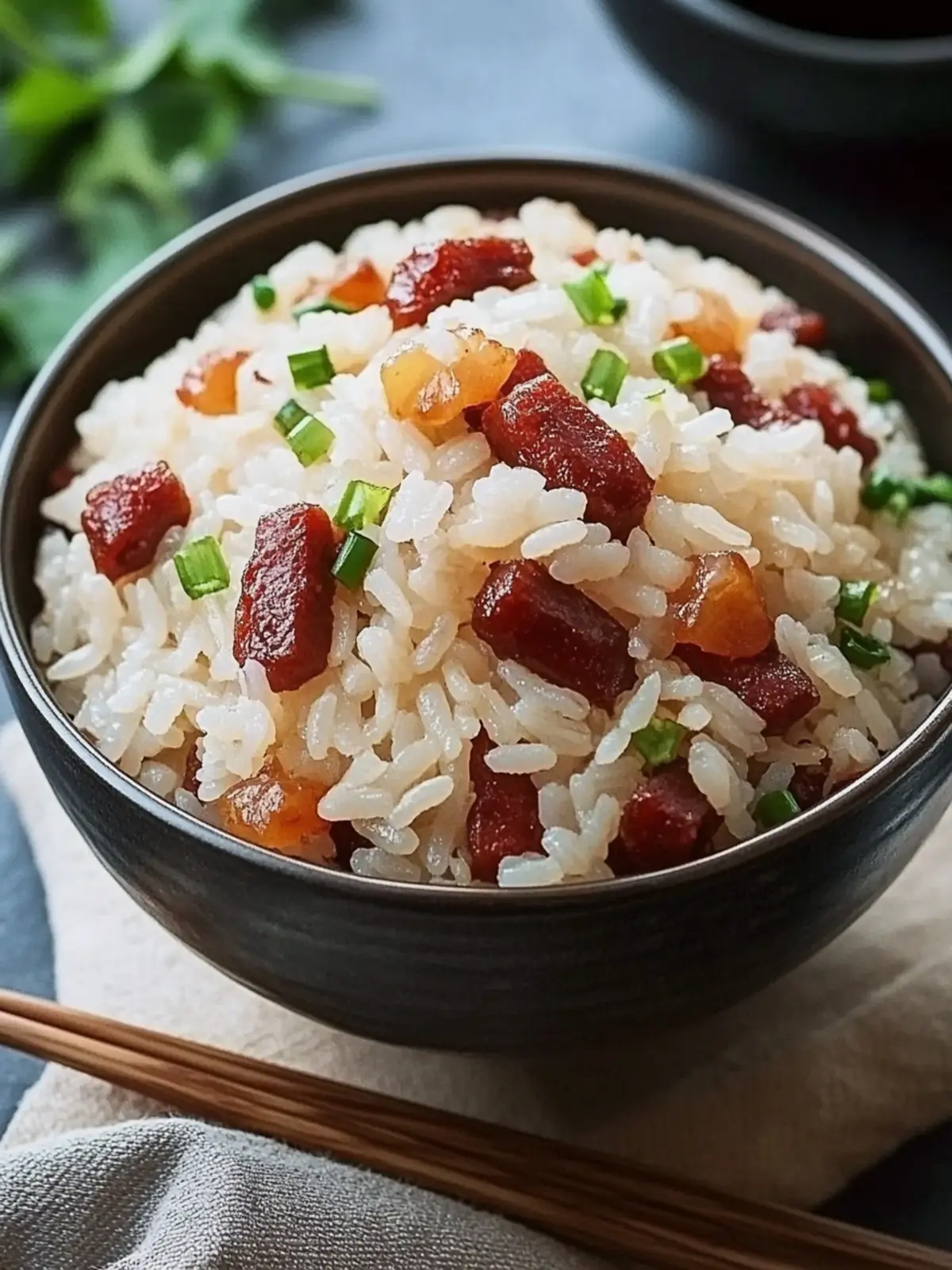 Savory Sticky Rice with Chinese Sausage: A Cozy Comfort Dish 2 Savory Sticky Rice with Chinese Sausage: A Comforting Delight