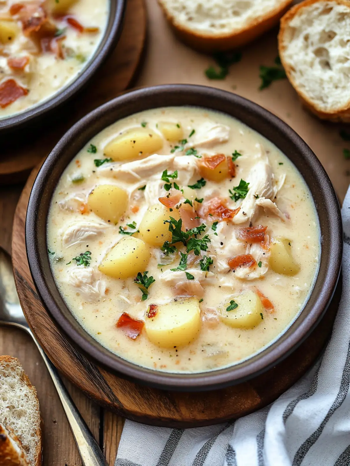 Creamy Chicken and Potato Soup: Cozy Comfort in a Bowl 3 Creamy Chicken and Potato Soup