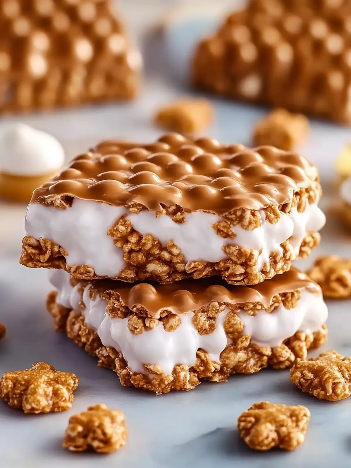 Homemade Little Debbie Star Crunch with a Coffee Twist 2 Little Debbie Star Crunch
