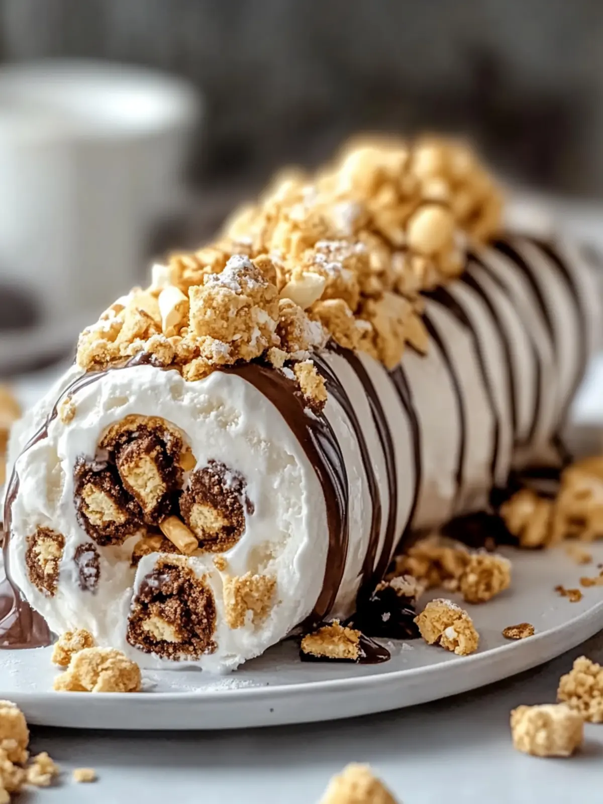 S mores Explosion Cookie Dough Ice Cream Rolls for Sweet Memories 4 S mores Explosion Cookie Dough Ice Cream Rolls