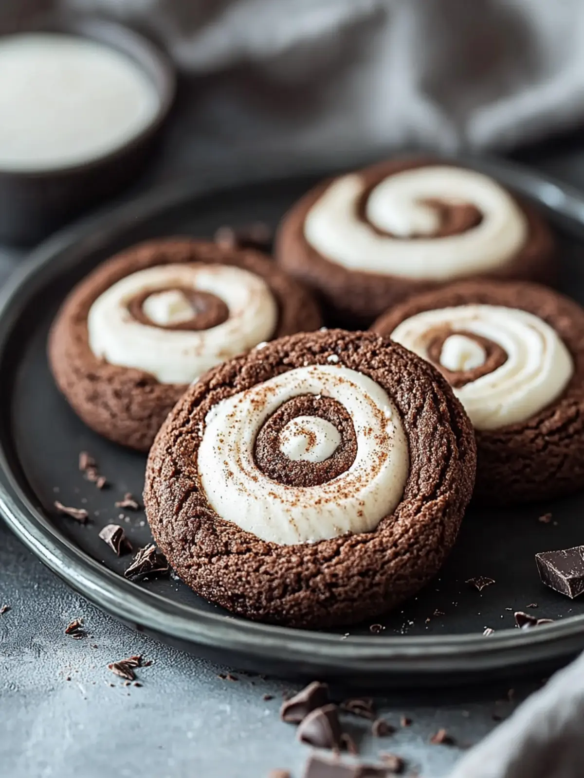 Chocolate Marshmallow Swirl Cookies for Sweet Cozy Nights 2 Chocolate Marshmallow Swirl Cookies