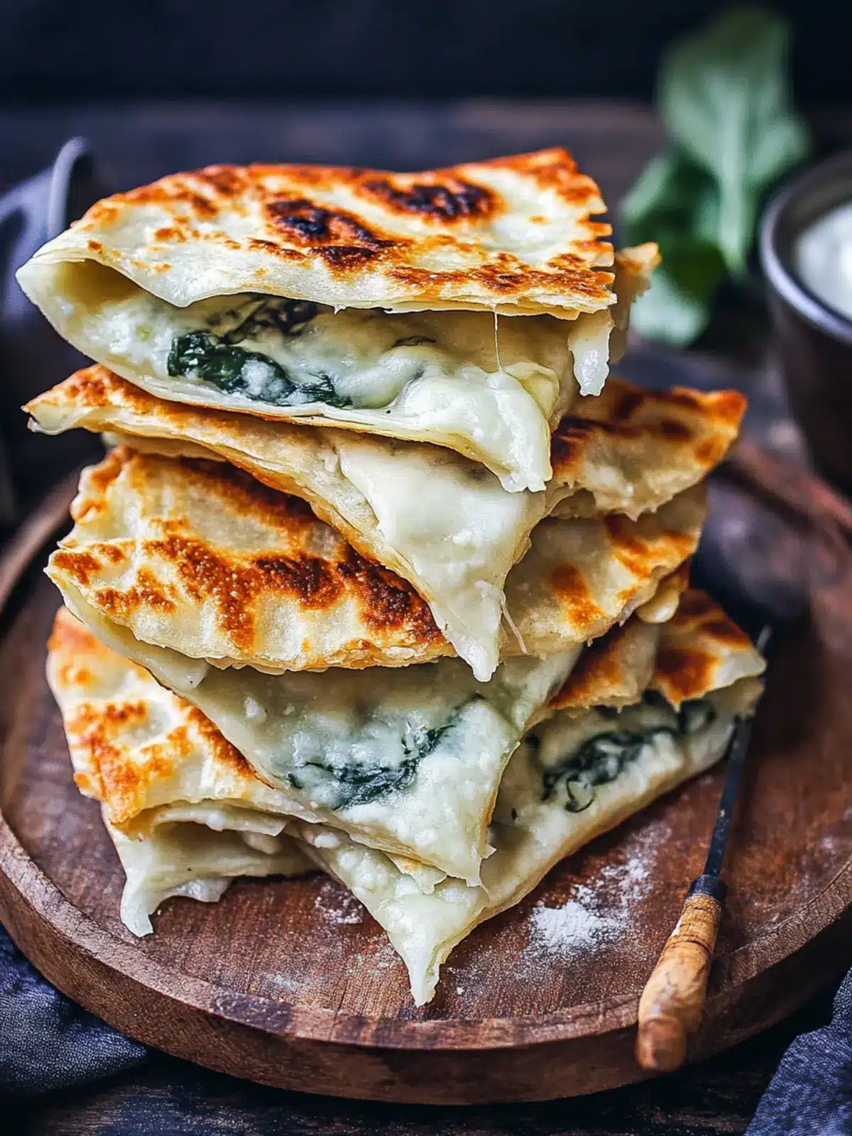 Crunchy Spinach And Cheese Gozleme: Your New Favorite Snack 4 Crunchy Spinach And Cheese Gozleme