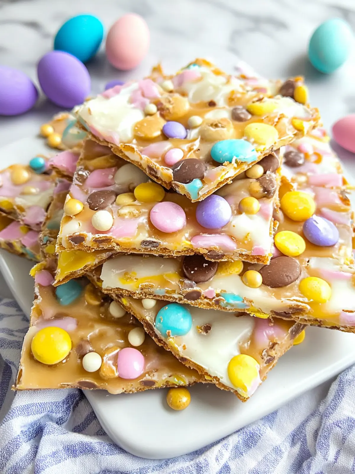 Delicious Easter Cracker Bark - Your Sweet Spring Treat! 3 Easter Cracker Bark