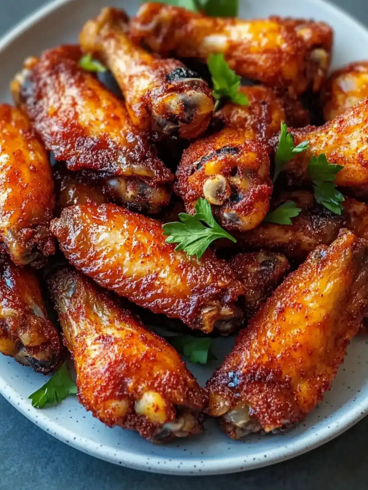 Crispy Dry Rub Chicken Wings for a Healthier Crunchy Snack 2 Crispy Dry Rub Chicken Wings