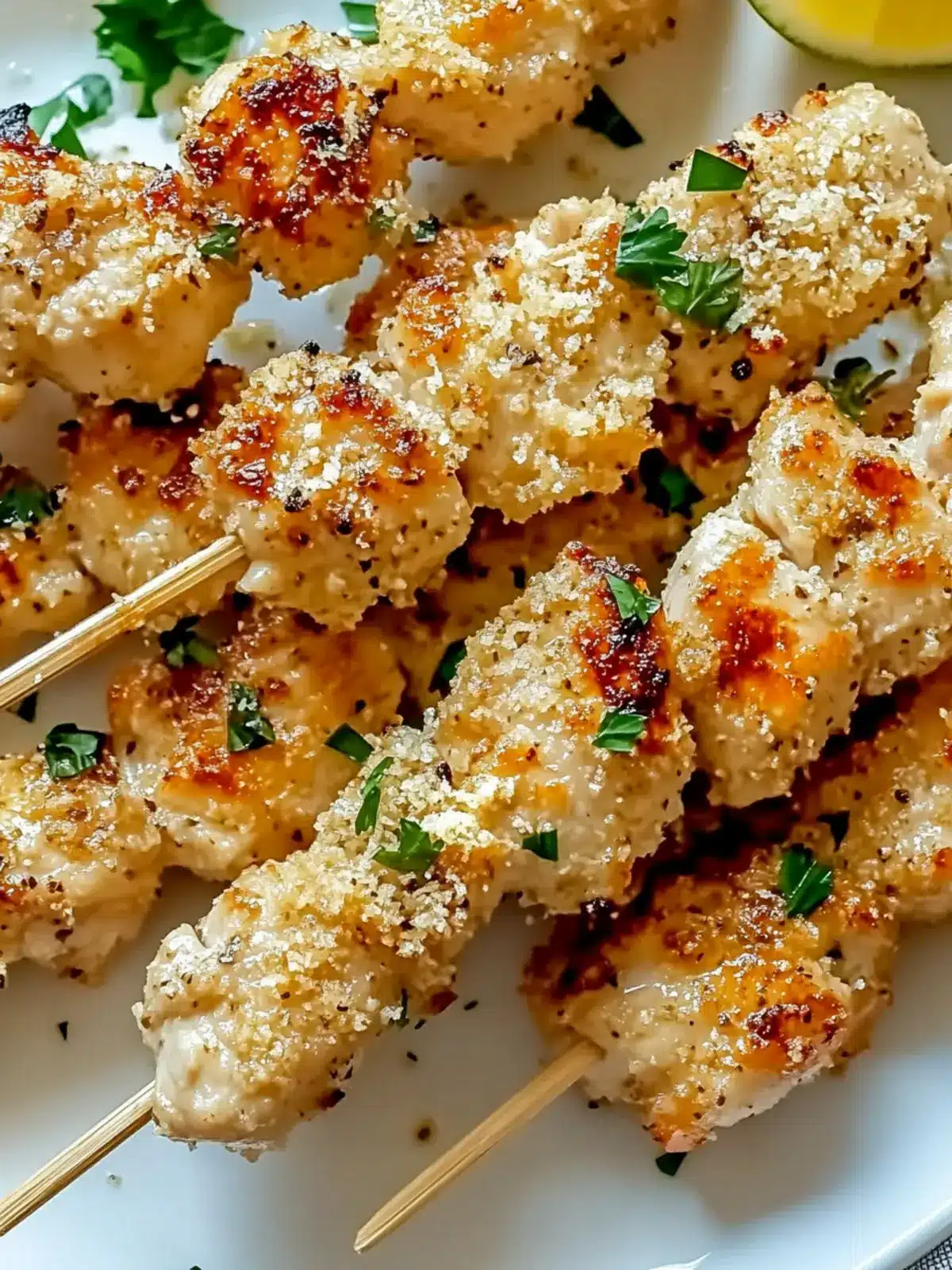 Air Fryer Garlic Parmesan Chicken Skewers for Easy Flavor Bliss 4 Air Fryer Garlic Parmesan Chicken Skewers