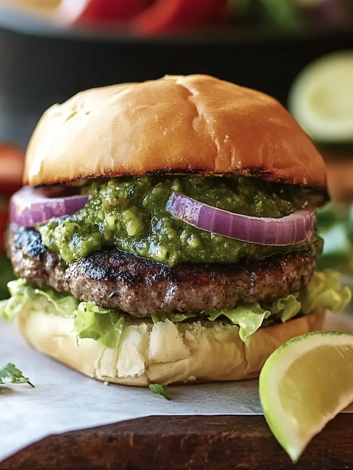 Salsa Verde Burgers: A Flavor-Packed Healthy Twist 2 Salsa Verde Burgers