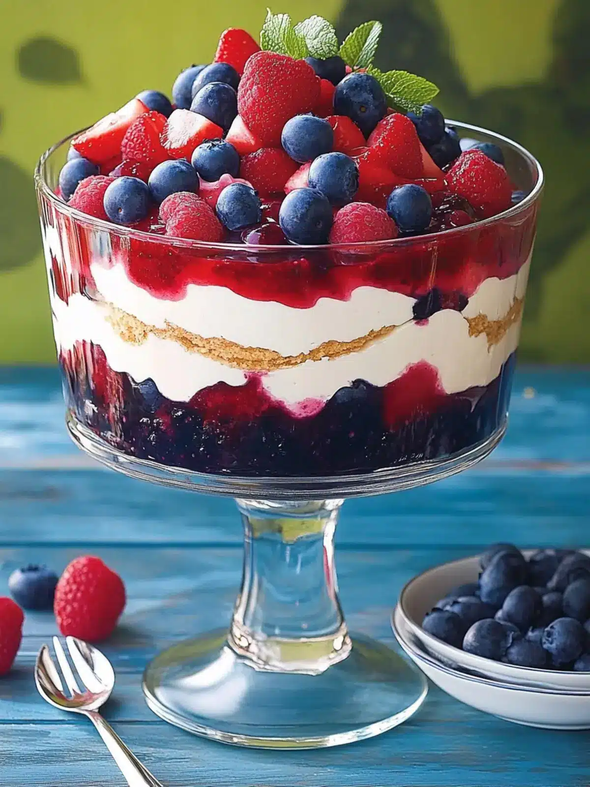 Refreshing Red, White and Blueberry Trifle for Summer Fun 4 Red, White and Blueberry Trifle