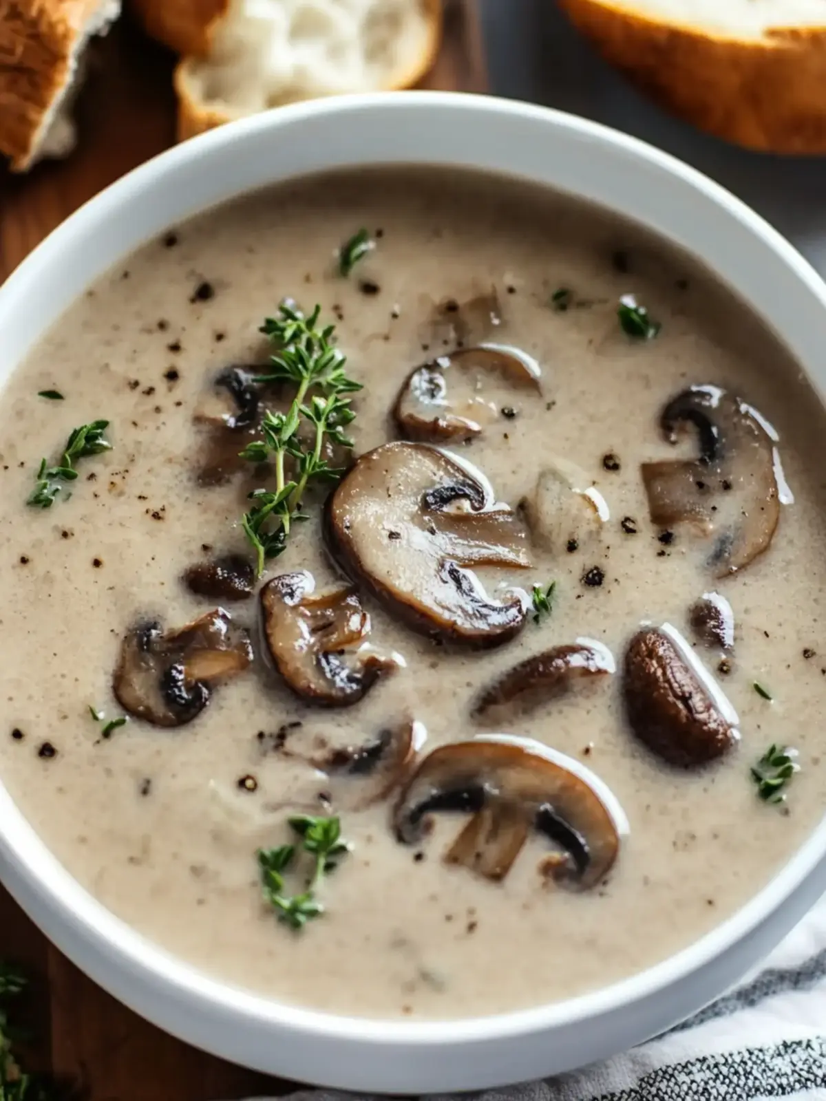 Cream of Mushroom Soup that Warms Your Soul and Pantry 2 Cream of Mushroom Soup