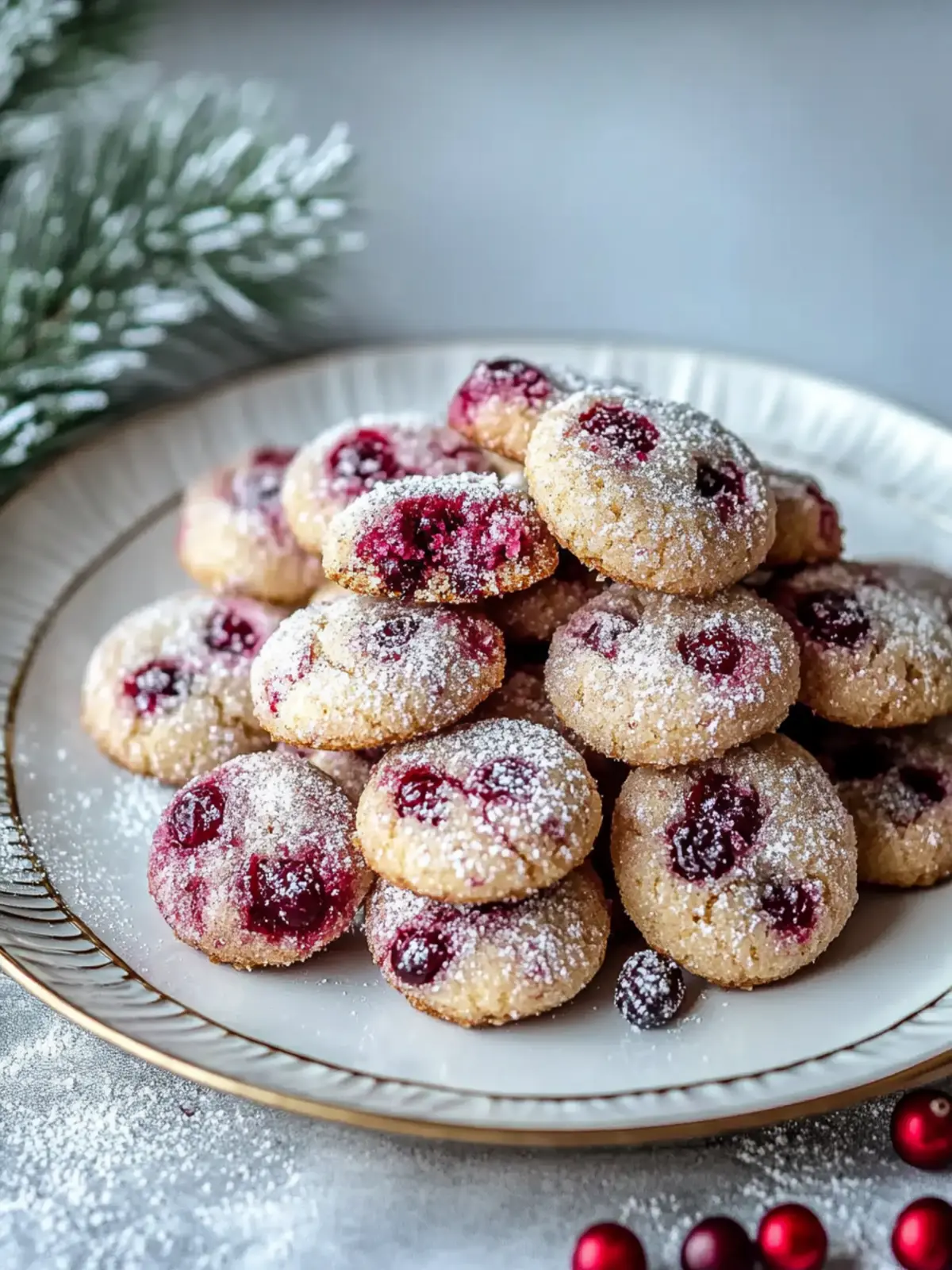 Sparkling Sugarplum Cranberry Cookies for Joyful Holiday Cheer 2 Sparkling Sugarplum Cranberry Cookies