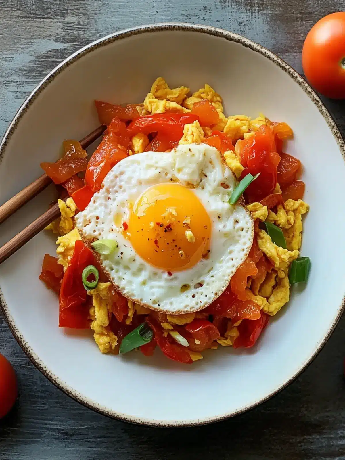Savory Chinese Stir-fried Tomato and Egg Recipe in 20 Minutes 4 Chinese Stir-fried Tomato and Egg (西红æ¿ç鸡è) Recipe