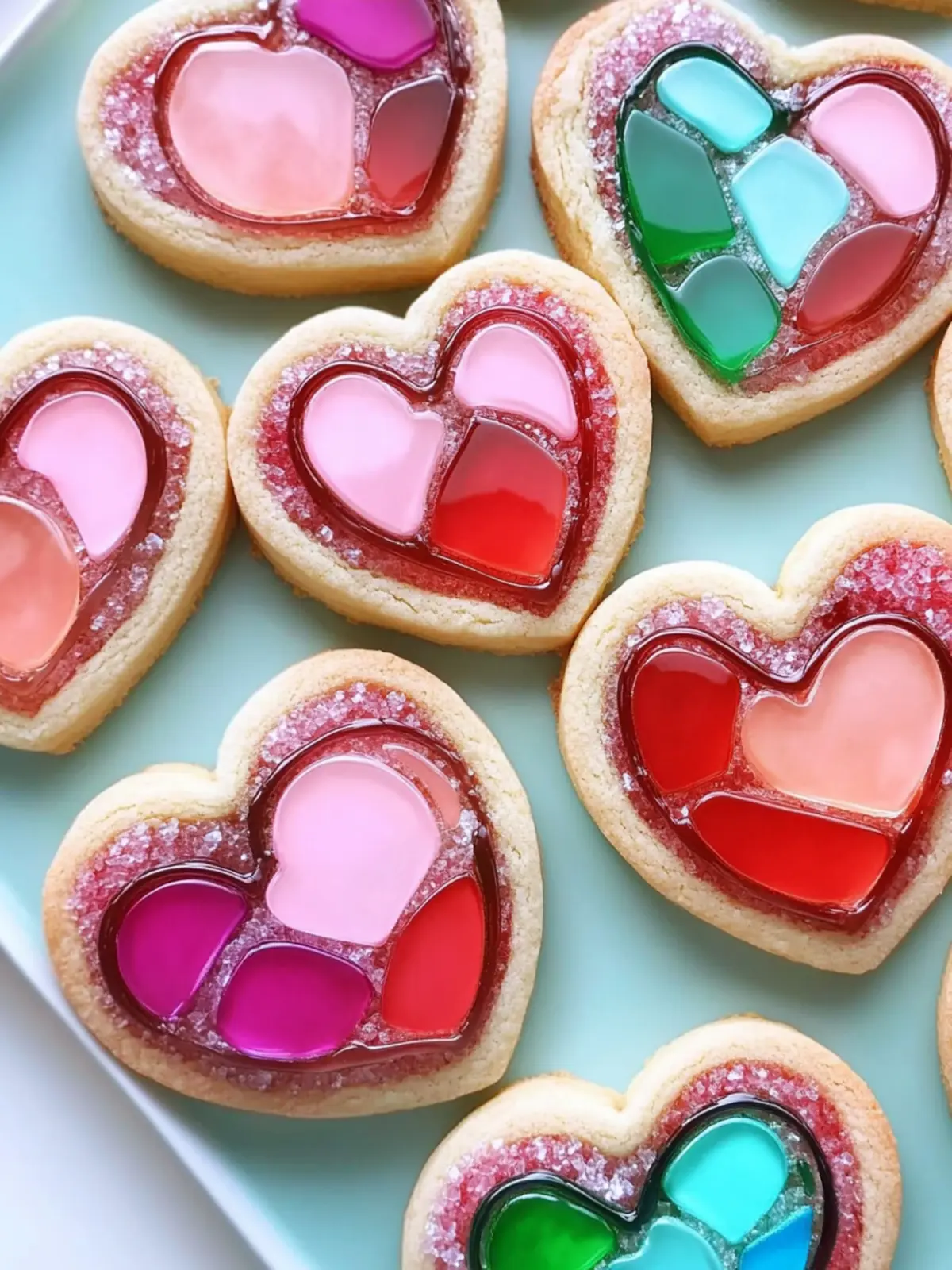 Delicious Stained Glass Heart Cookies for Your Sweetheart 4 Stained Glass Heart Cookies