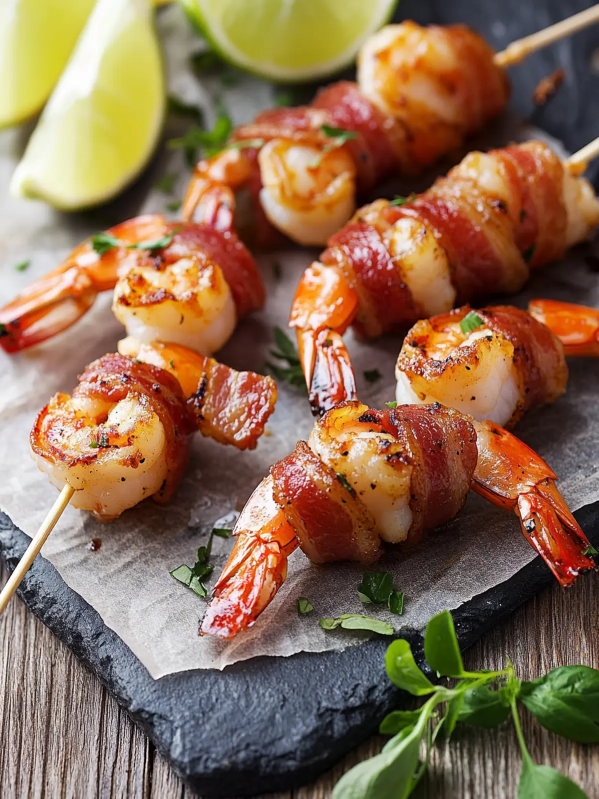 Bacon Wrapped Shrimp Appetizer: A Flavor-Packed Delight! 4 Bacon Wrapped Shrimp Appetizer