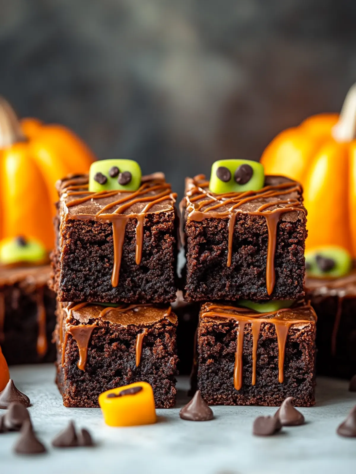 Pumpkin Patch Brownies: A Spooky Delight for Halloween Fun 2 Pumpkin Patch Brownies
