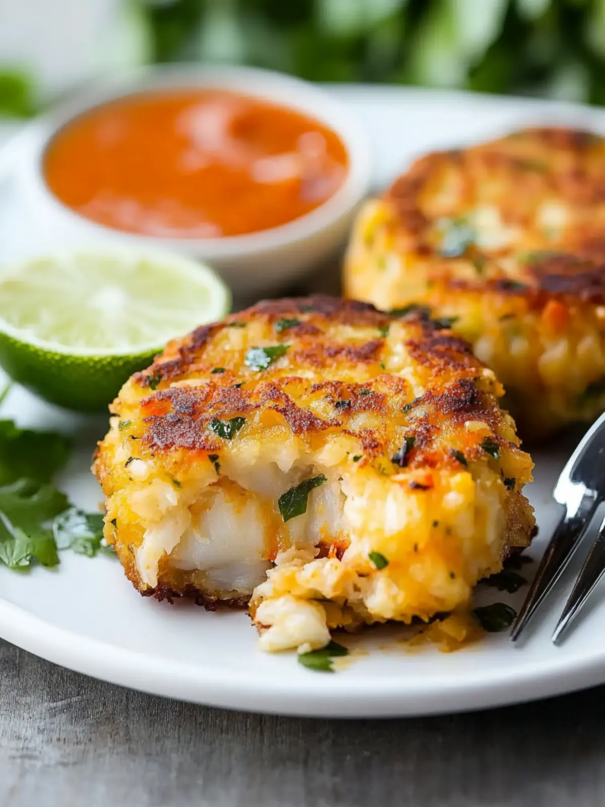 Try Baked Lump Crab Cakes with Red Pepper Chipotle Lime Sauce 3 Baked Lump Crab Cakes with Red Pepper Chipotle Lime Sauce