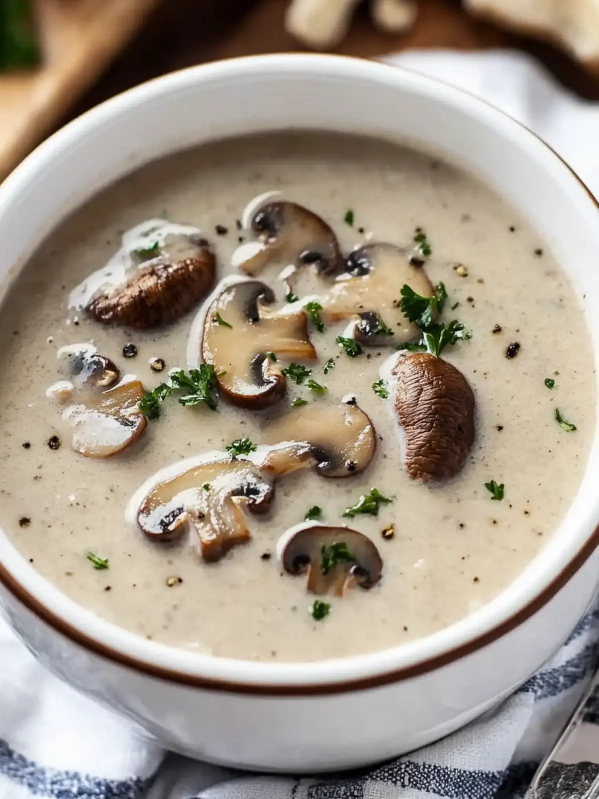 Cream of Mushroom Soup that Warms Your Soul and Pantry 4 Cream of Mushroom Soup