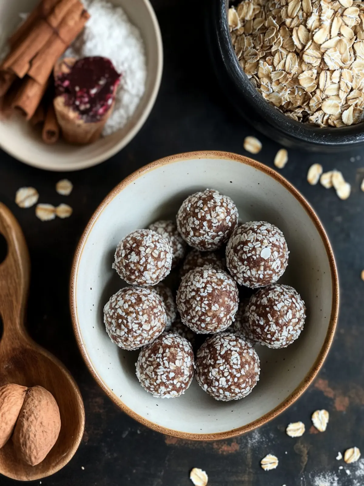 Cinnamon Rolled Oats Energy Balls for Healthy Snacking Joy 3 Cinnamon Rolled Oats Energy Balls