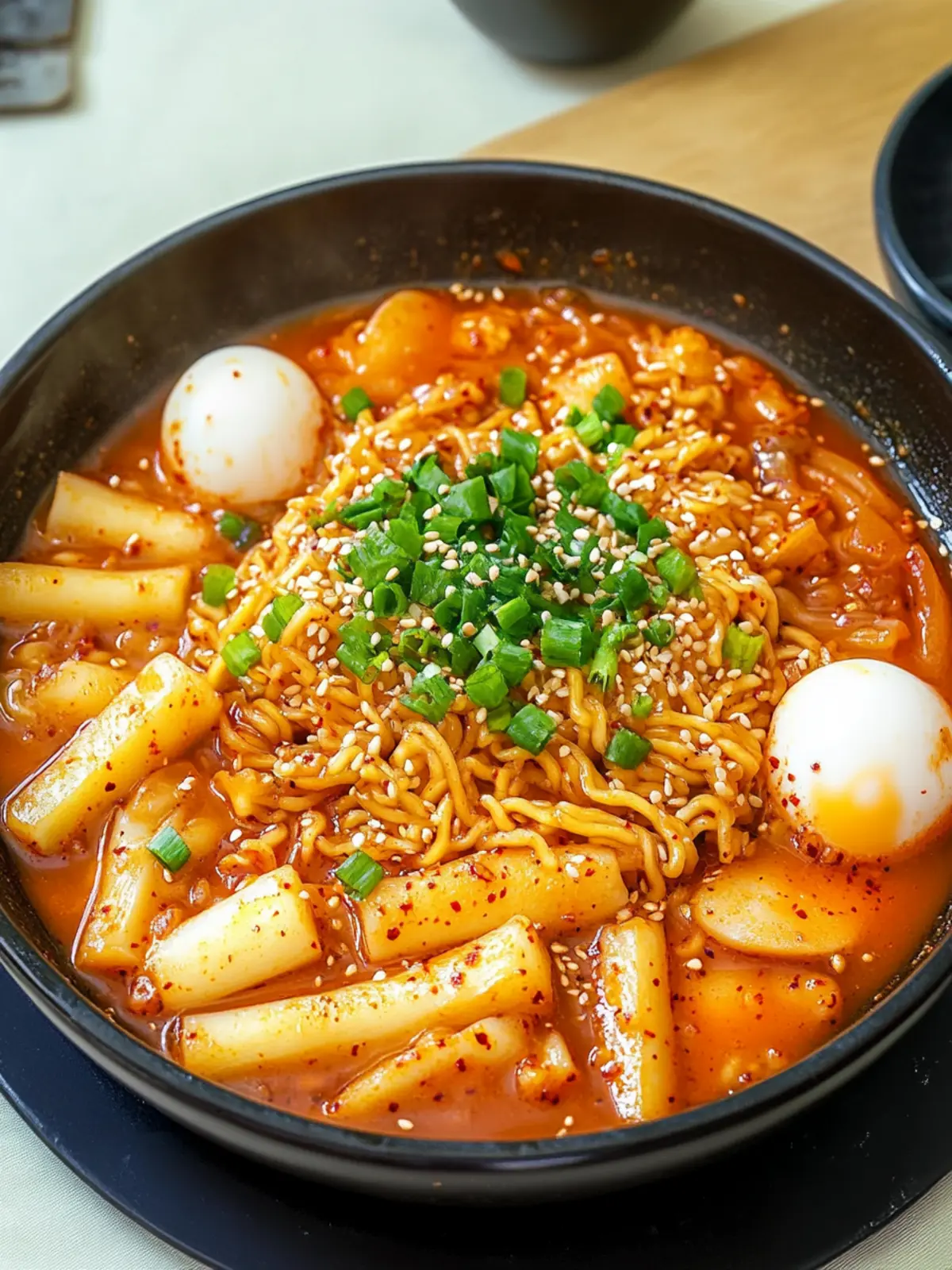 Delicious Rabokki: Quick Ramen with Tteokbokki Recipe Video 4 Rabokki - Ramen with Tteokbokki (Video)