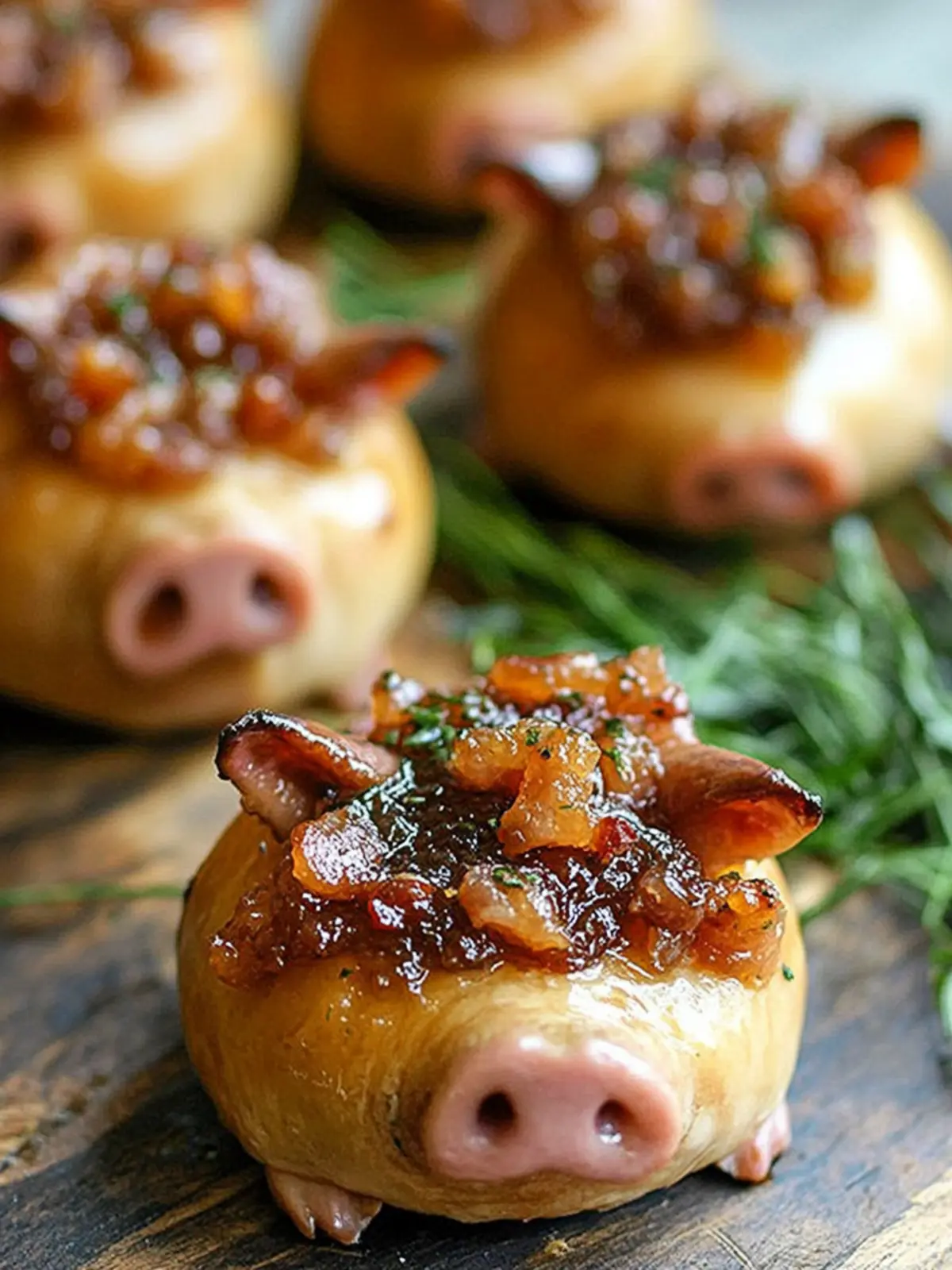 Savory Pigs with Bacon Jam: Your New Favorite Party Treat 4 Pigs with Bacon Jam