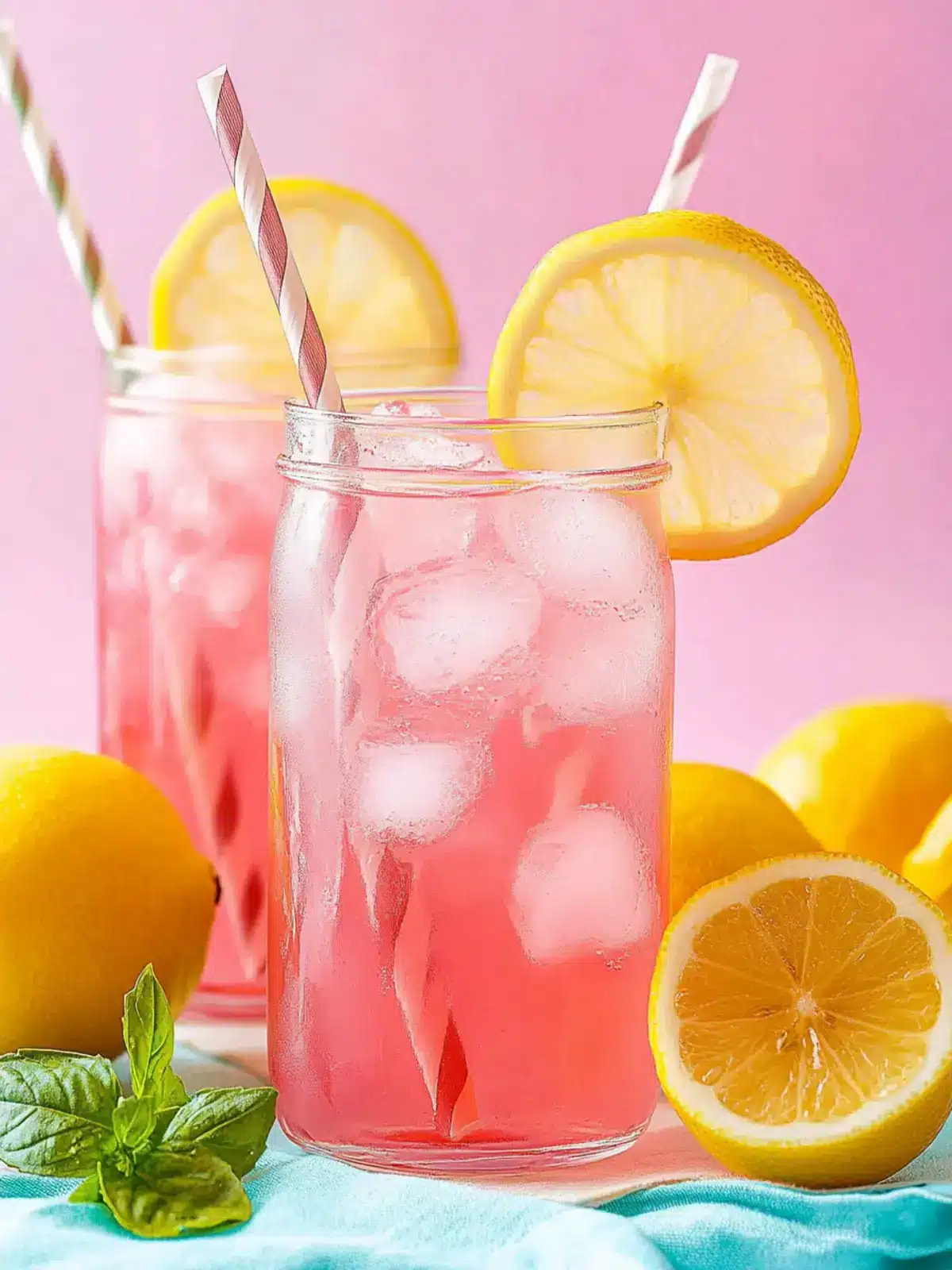 Delicious Pink Lemonade with a Cranberry Twist for Summer Fun 2 Pink Lemonade