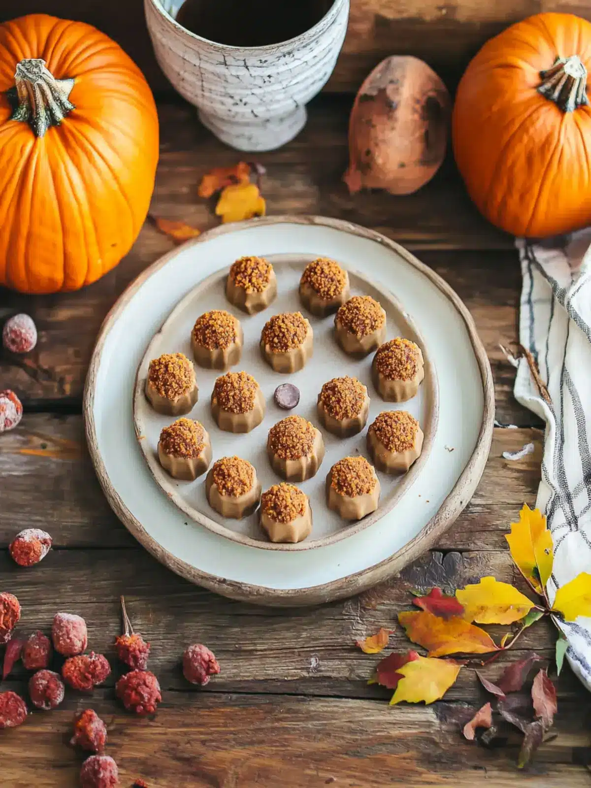 Delicious Mini Pumpkin Fudge Truffles for Fall Bliss 3 Mini Pumpkin Fudge Truffles