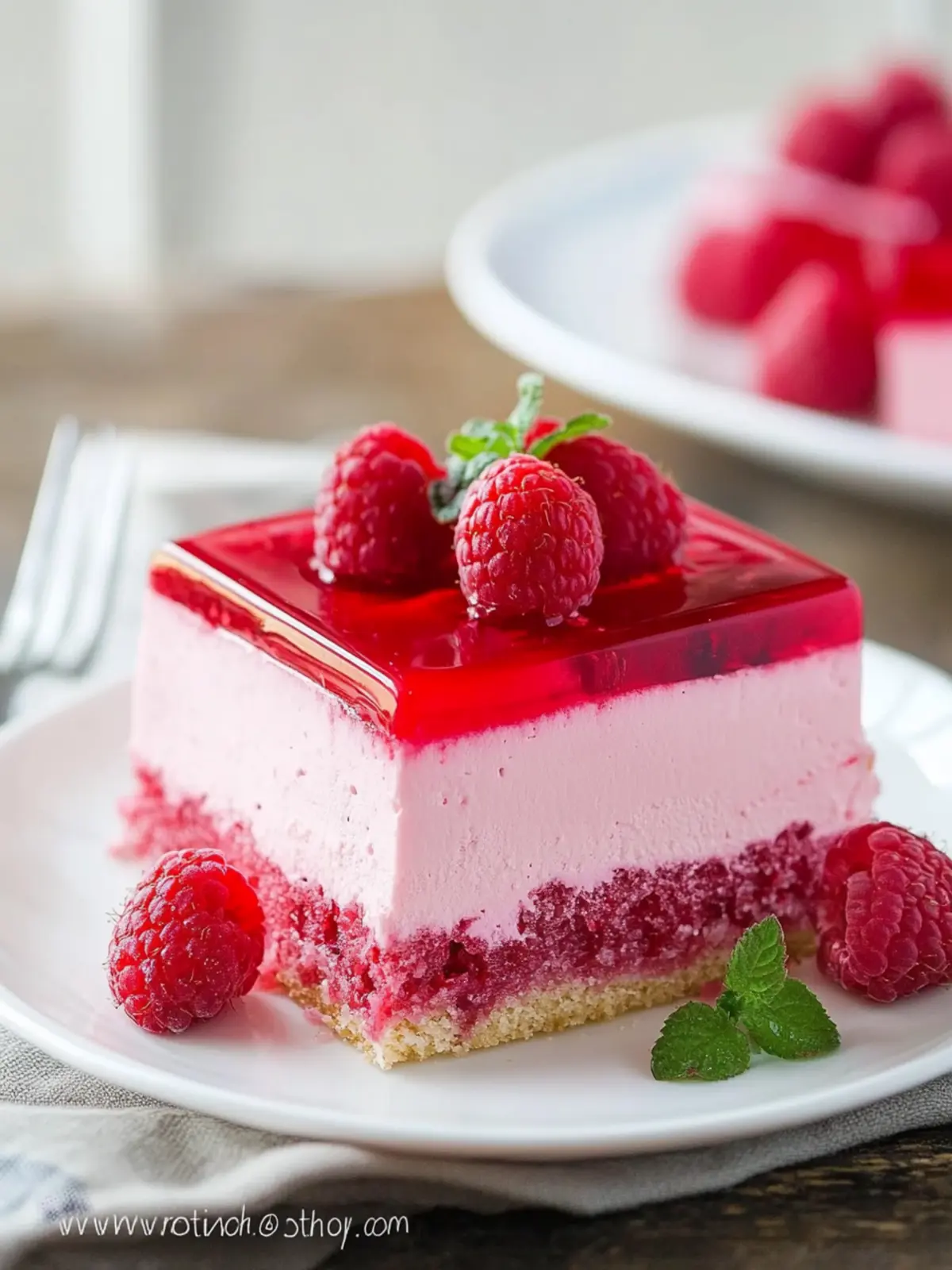 Raspberry Jello Cake: A Colorful Delight for Sweet Moments 4 Raspberry Jello Cake