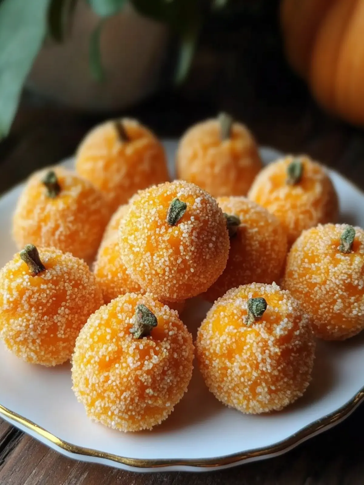 Irresistible Mini Pumpkin Cheese Balls: Perfect No-Bake Snack! 3 Irresistible Mini Pumpkin Cheese Balls
