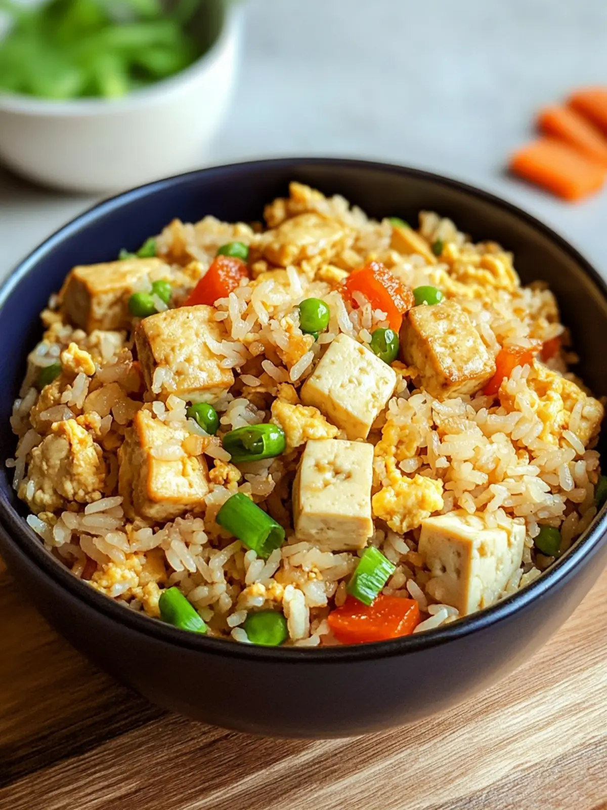 Easy & Healthy Tofu Egg Fried Rice Recipe for Busy Nights 4 Easy & Healthy Tofu Egg Fried Rice Recipe
