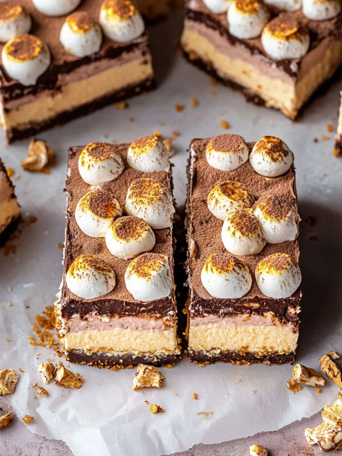 Irresistible Toasted S mores Cheesecake Bars You ll Love 4 Toasted S mores Cheesecake Bars