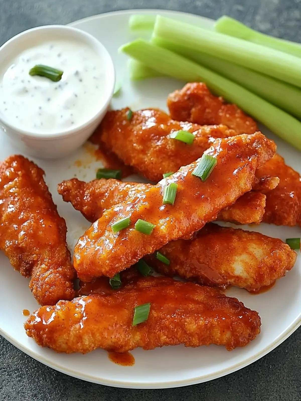 Delicious Skinny Buffalo Chicken Strips Ready in 30 Minutes 2 Skinny Buffalo Chicken Strips