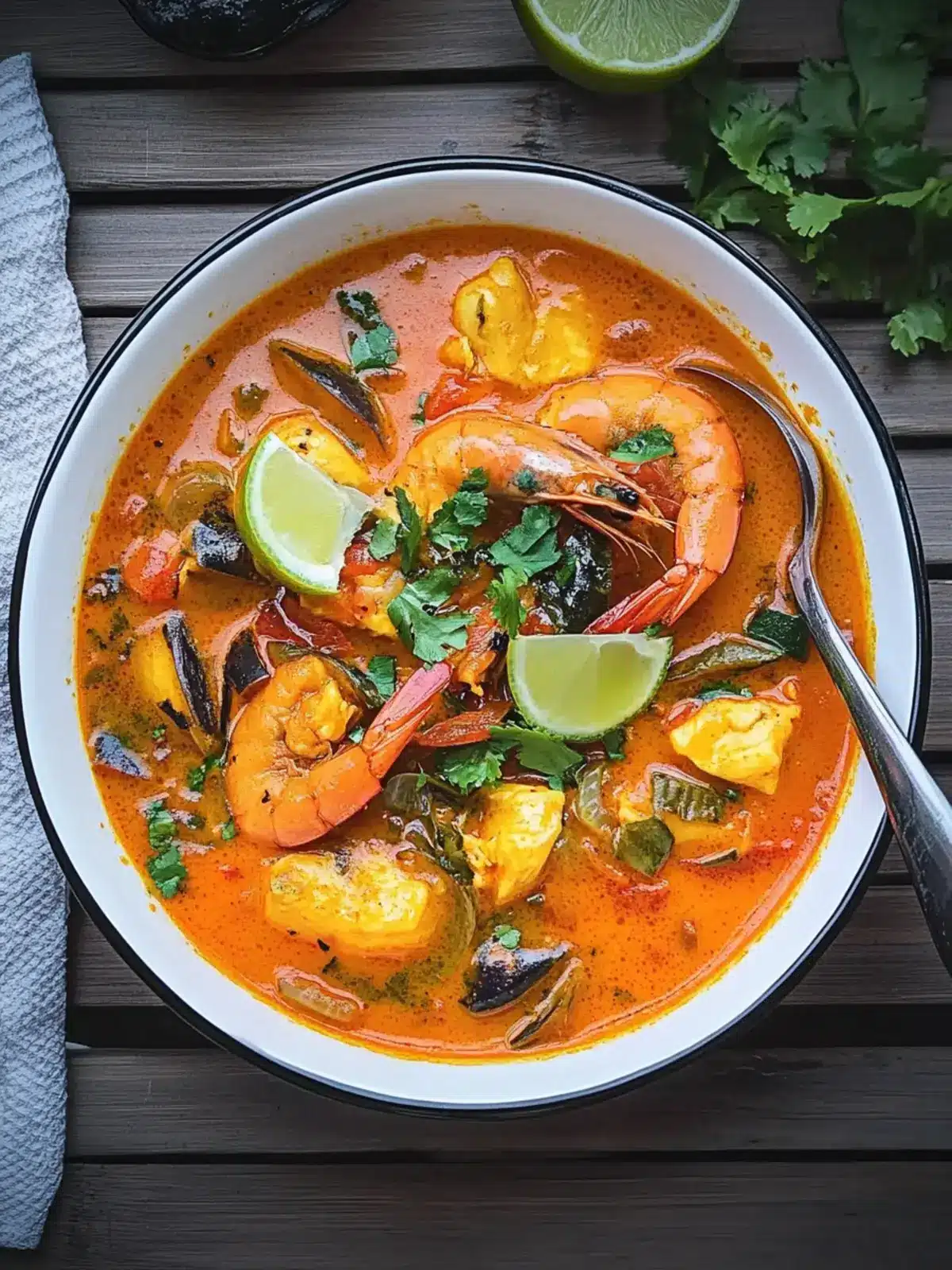 Burmese Seafood Curry: A Tomato Delight from Myanmar 2 Burmese Seafood Curry a tomato curry from Myanmar
