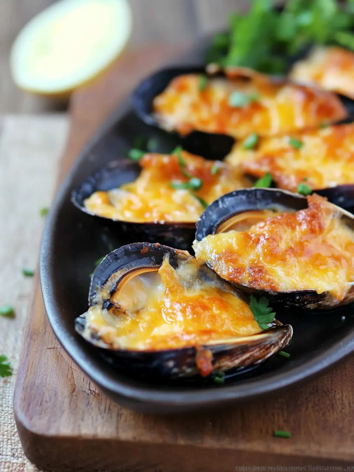 Savor Cheesy Baked Mussels: A Filipino Seafood Delight 3 Cheesy Baked Mussels