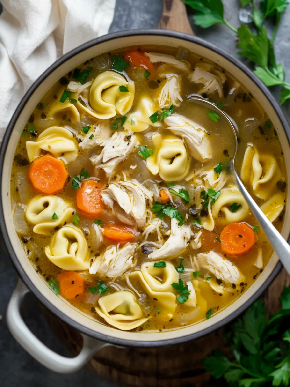 Comforting Chicken Tortellini Soup Recipe for Cozy Nights 2 Chicken Tortellini Soup Recipe