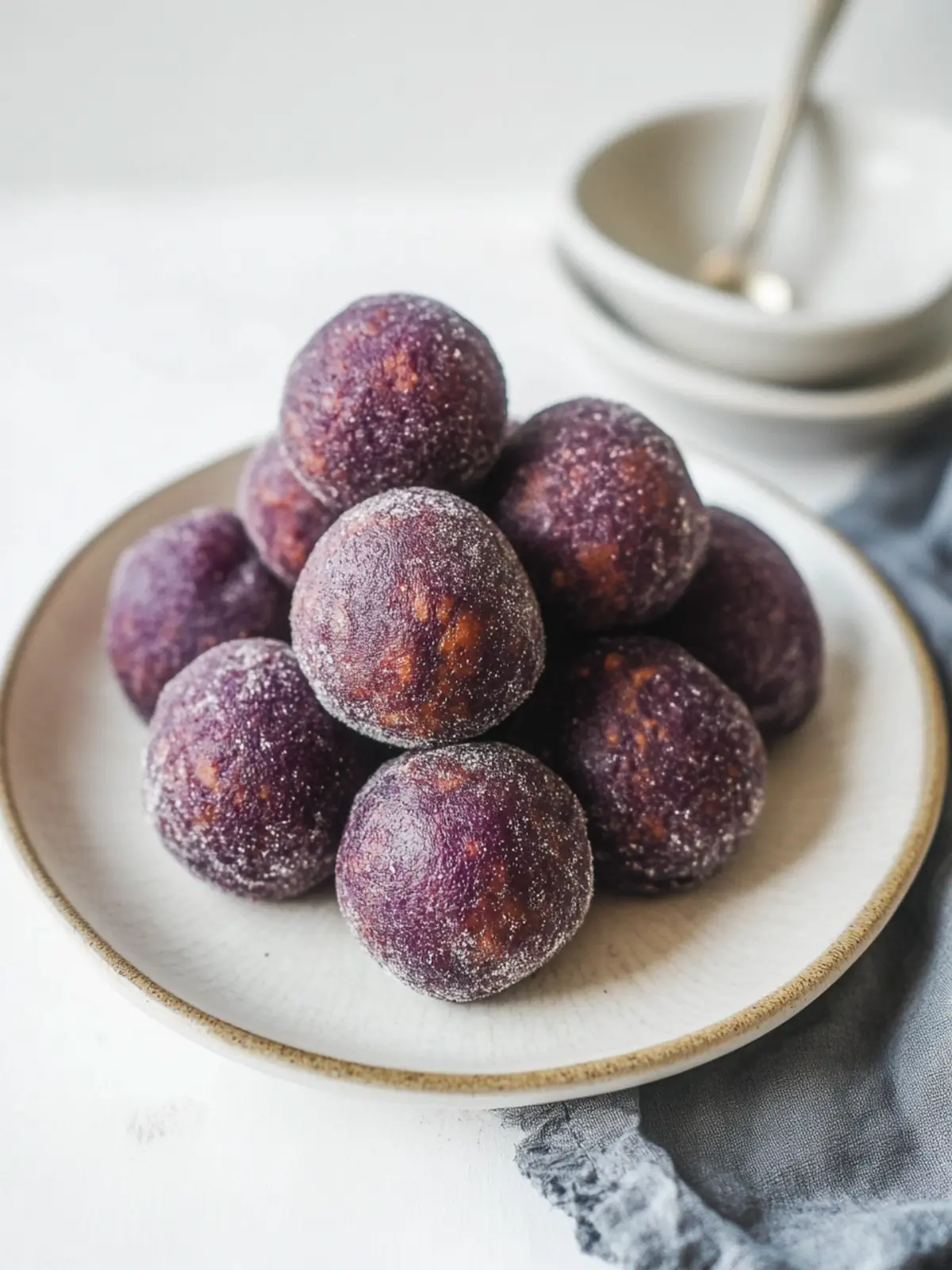 Fried Purple Sweet Potato Mochi Balls That Will Wow Your Tastebuds 4 Fried Purple Sweet Potato Mochi Balls