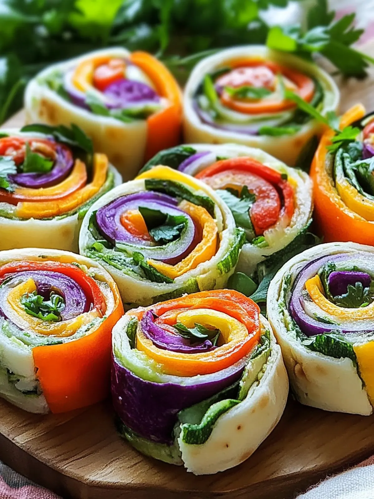 Rainbow Veggie Pinwheels Fresh Colorful Delight for Every Bite 4 Rainbow Veggie Pinwheels Fresh and Colorful Delight