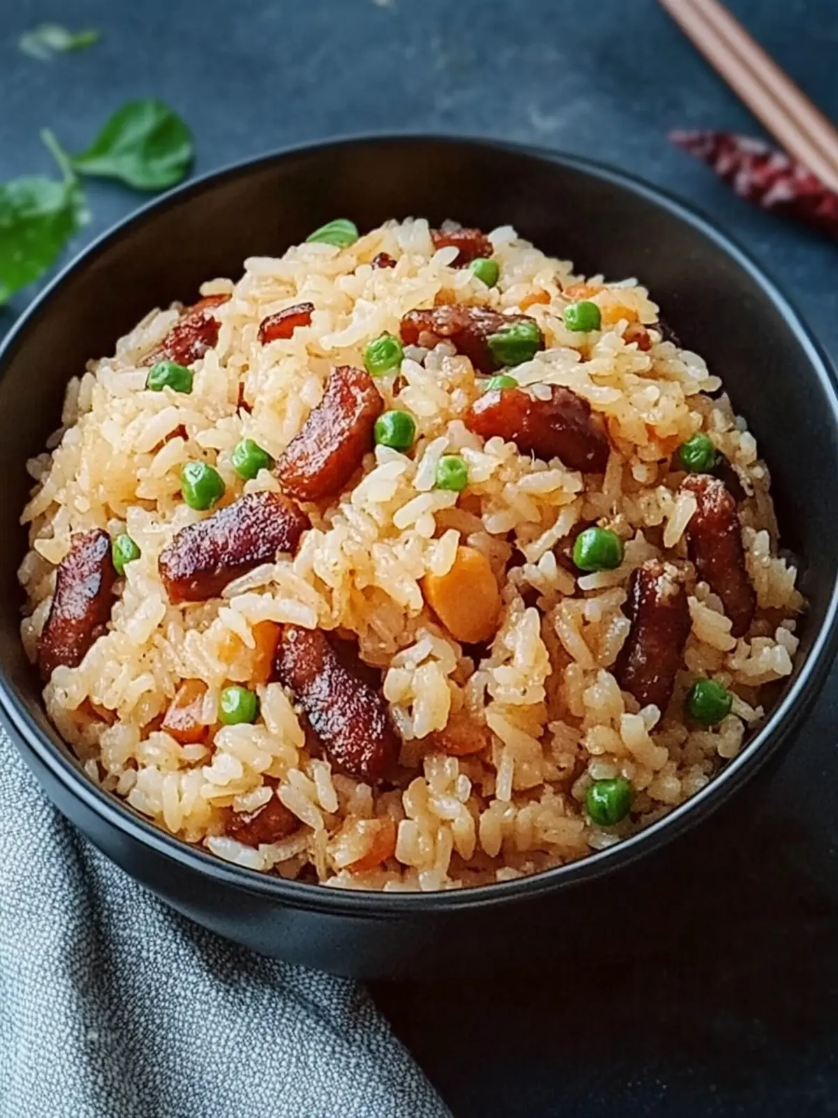 Savory Sticky Rice with Chinese Sausage: A Cozy Comfort Dish 4 Savory Sticky Rice with Chinese Sausage: A Comforting Delight