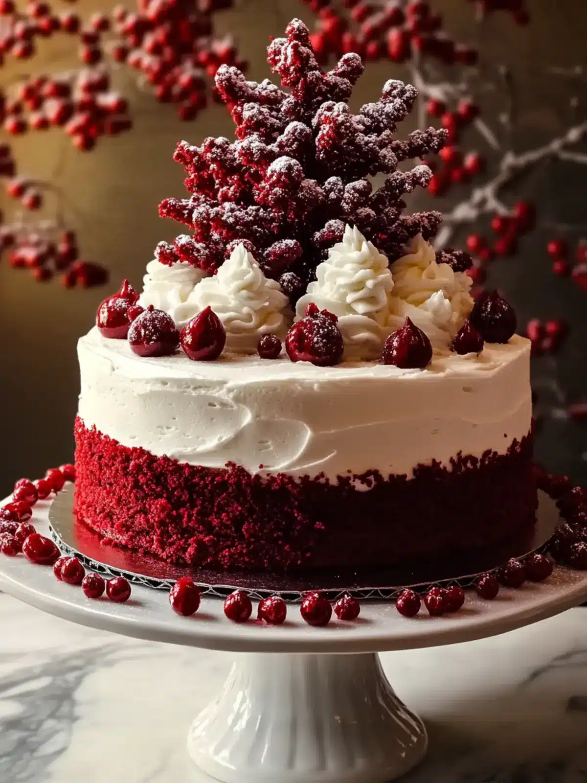 Delicious Red Velvet Tree Cake That Steals the Show 3 Red Velvet Tree Cake