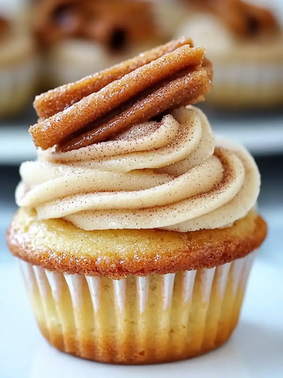 Churro Cupcakes with Cinnamon Cream Cheese Frosting Bliss Awaits 2 Churro Cupcakes with Cinnamon Cream Cheese Frosting Bliss